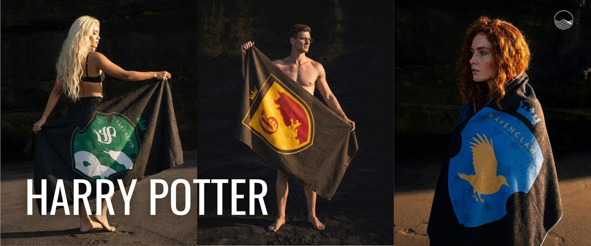 Harry Potter Strandtücher – die offiziellen Collab-Strandtücher von Woods & Waves - woodsandwaves.co