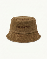 Bucket Hat - Premium Cotton Fisherman's Hat (Driftwood) - High UV Protection - Durable & Sustainable