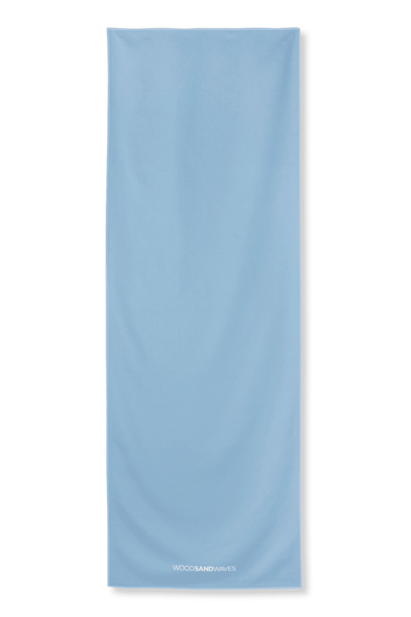 Airy Blue - Rutschfestes Yoga-Handtuch mit Silikon-Noppen - woodsandwaves.co
