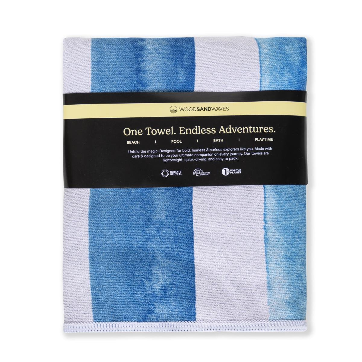 Blue & Juicy - Strandtuch für Kinder - schadstofffrei & sanft zur Haut - woodsandwaves.co