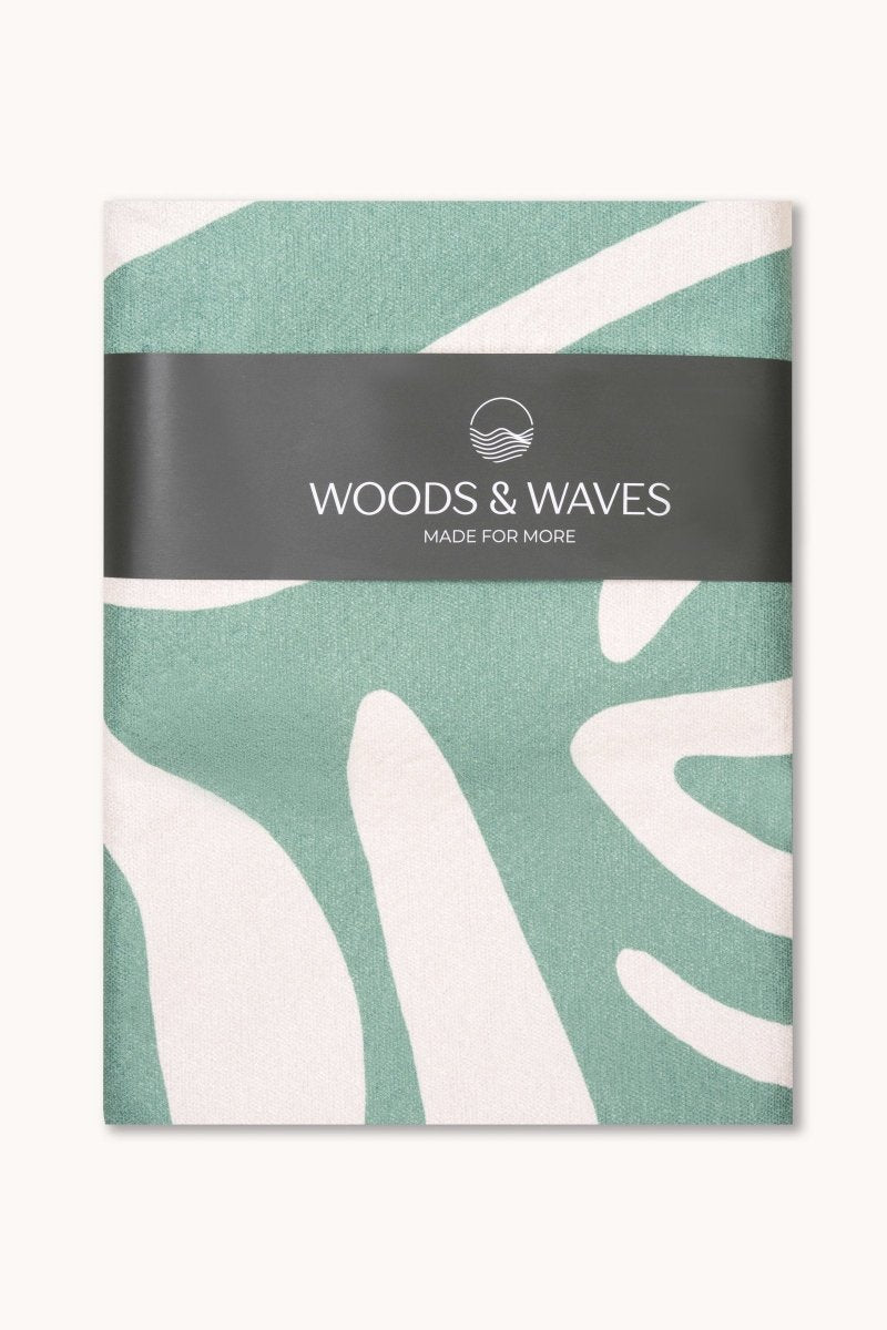 Botanic - Rutschfestes Yoga-Handtuch mit Silikon-Noppen - woodsandwaves.co