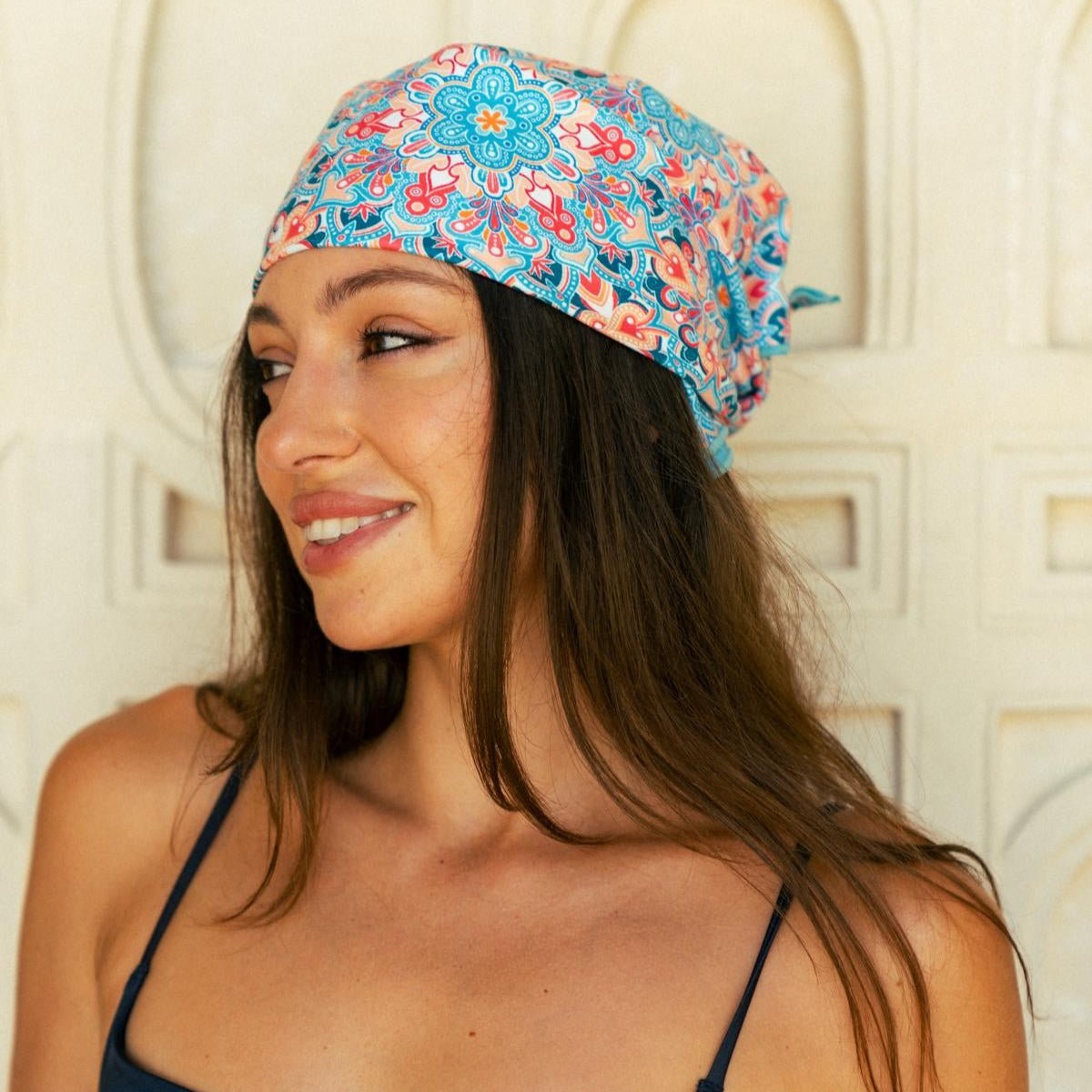 Breezy Blooms - Bandana - Handtuch | Outdoor - Allrounder & Kopfbedeckung - woodsandwaves.co
