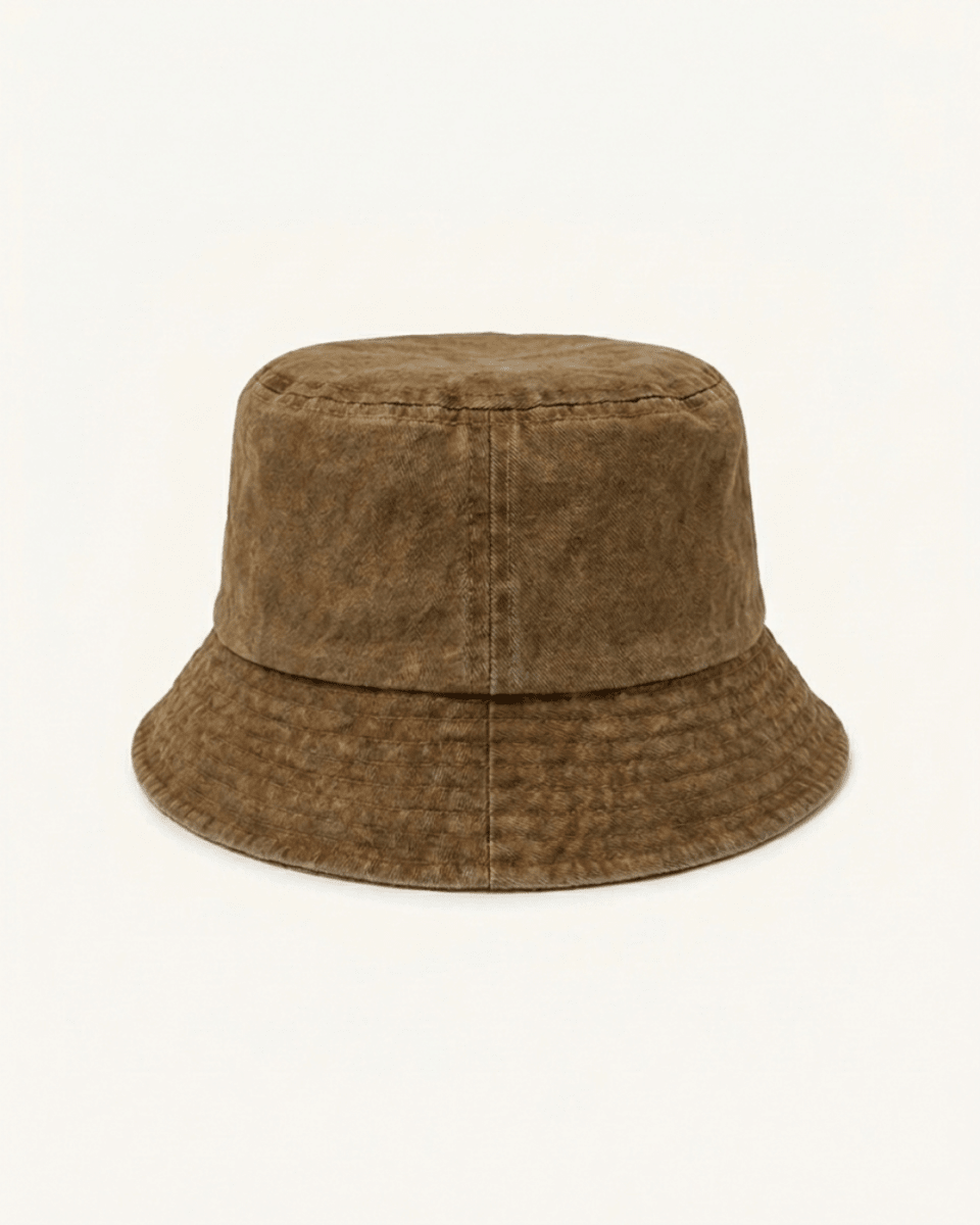 Bucket Hat - Fischerhut in Premium Baumwolle (Driftwood) - hoher UV - Schutz - robust & nachhaltig - woodsandwaves.co