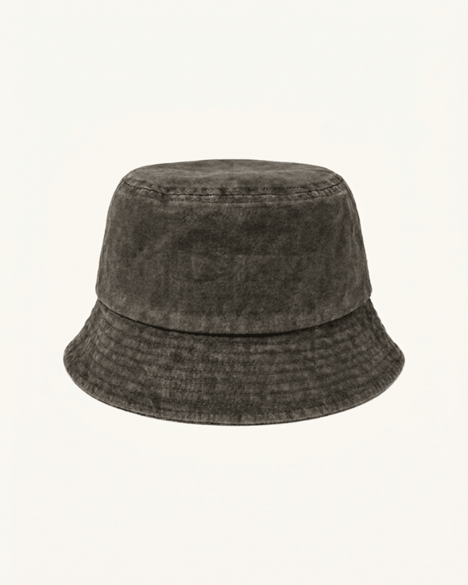 Bucket Hat - Fischerhut in Premium Baumwolle (Graphite) - hoher UV - Schutz - robust & nachhaltig - woodsandwaves.co