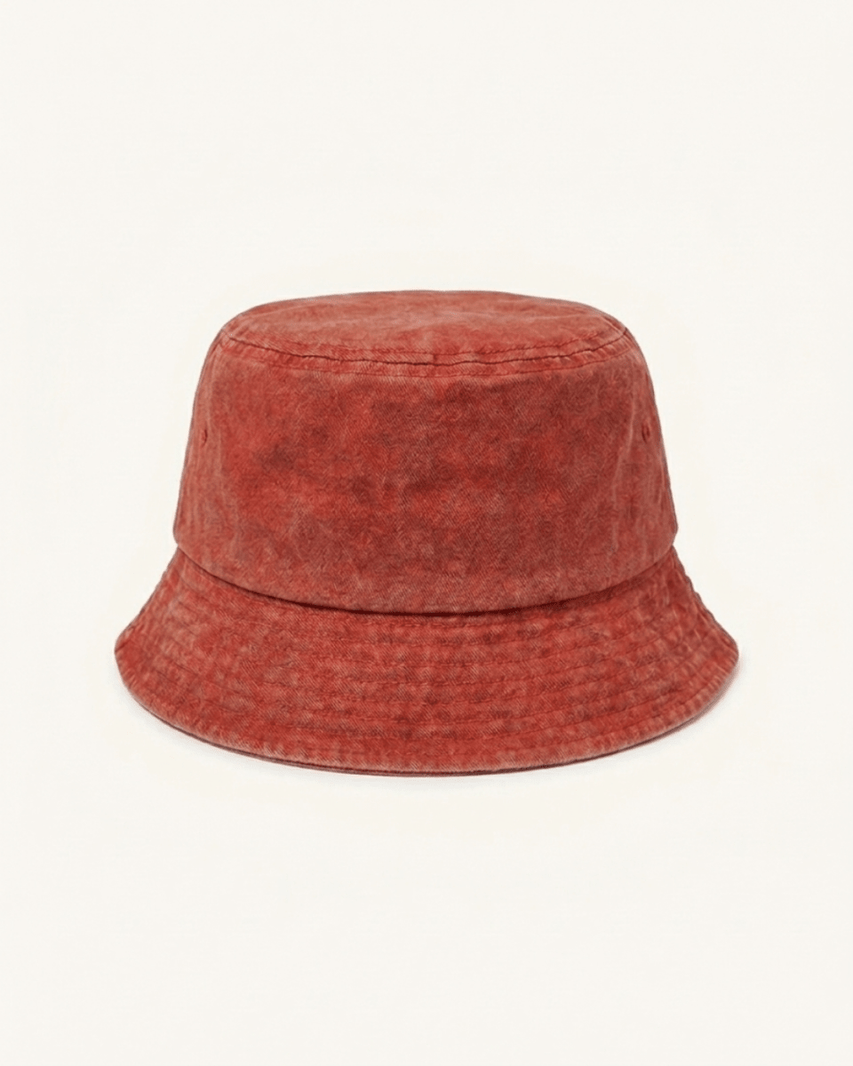 Bucket Hat - Fischerhut in Premium Baumwolle (Red Dune) - hoher UV - Schutz - robust & nachhaltig - woodsandwaves.co