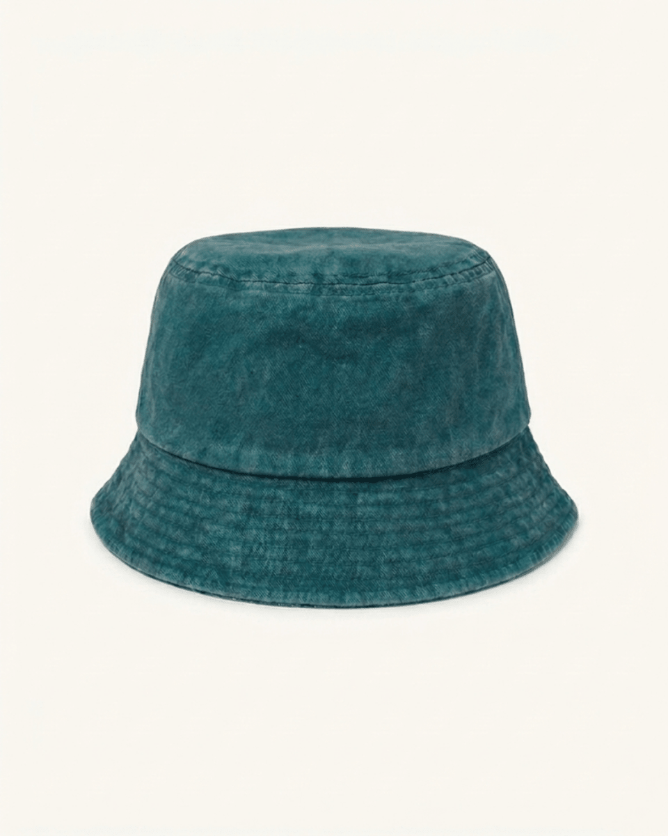 Bucket Hat - Fischerhut in Premium Baumwolle (Teal) - hoher UV - Schutz - robust & nachhaltig - woodsandwaves.co