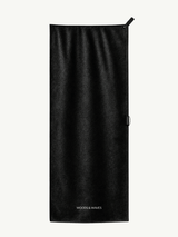Clear Black - Sporthandtuch mit Magnet & Zipper - Tasche - woodsandwaves.co