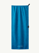 Clear Blue - Sporthandtuch mit Magnet & Zipper - Tasche - woodsandwaves.co