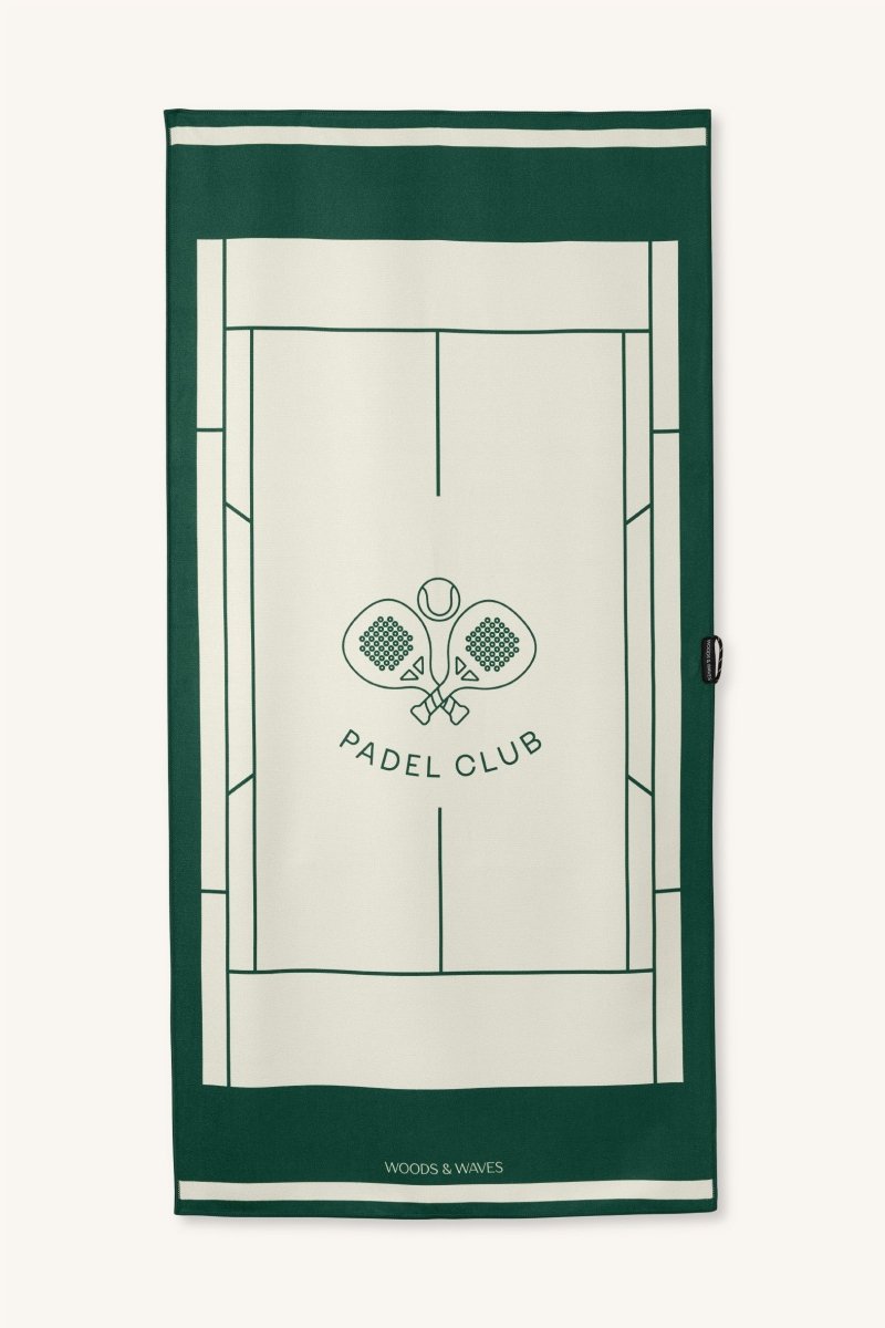 Court Vibes – Handtuch für Tennis & Padel | LiteLayerPro Mikrofaser - woodsandwaves.co