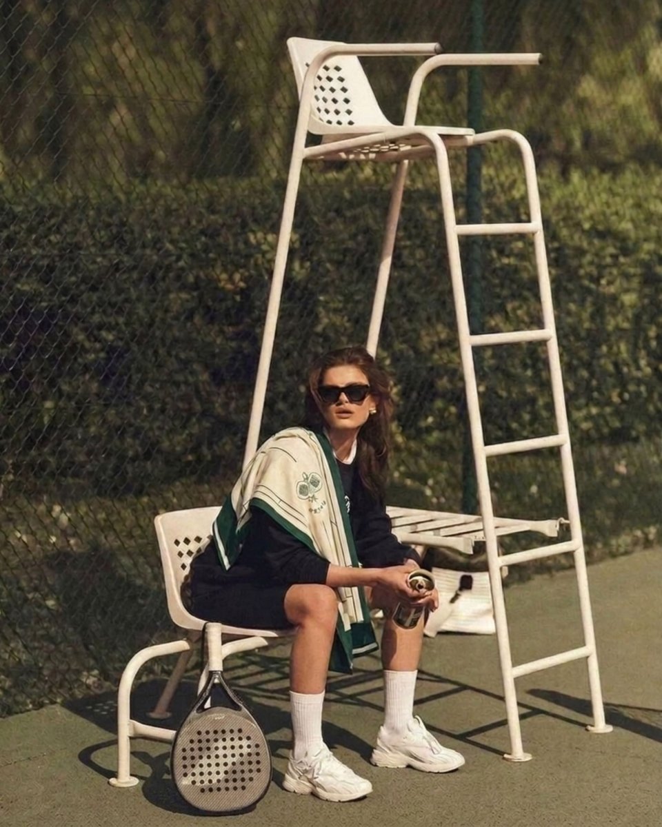 Court Vibes – Handtuch für Tennis & Padel | LiteLayerPro Mikrofaser - woodsandwaves.co