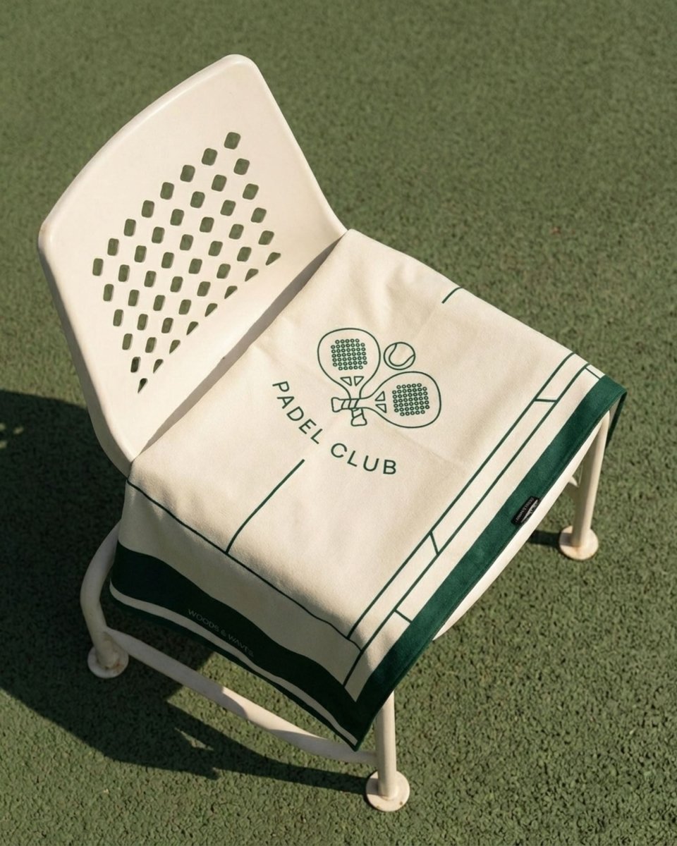 Court Vibes – Handtuch für Tennis & Padel | LiteLayerPro Mikrofaser - woodsandwaves.co