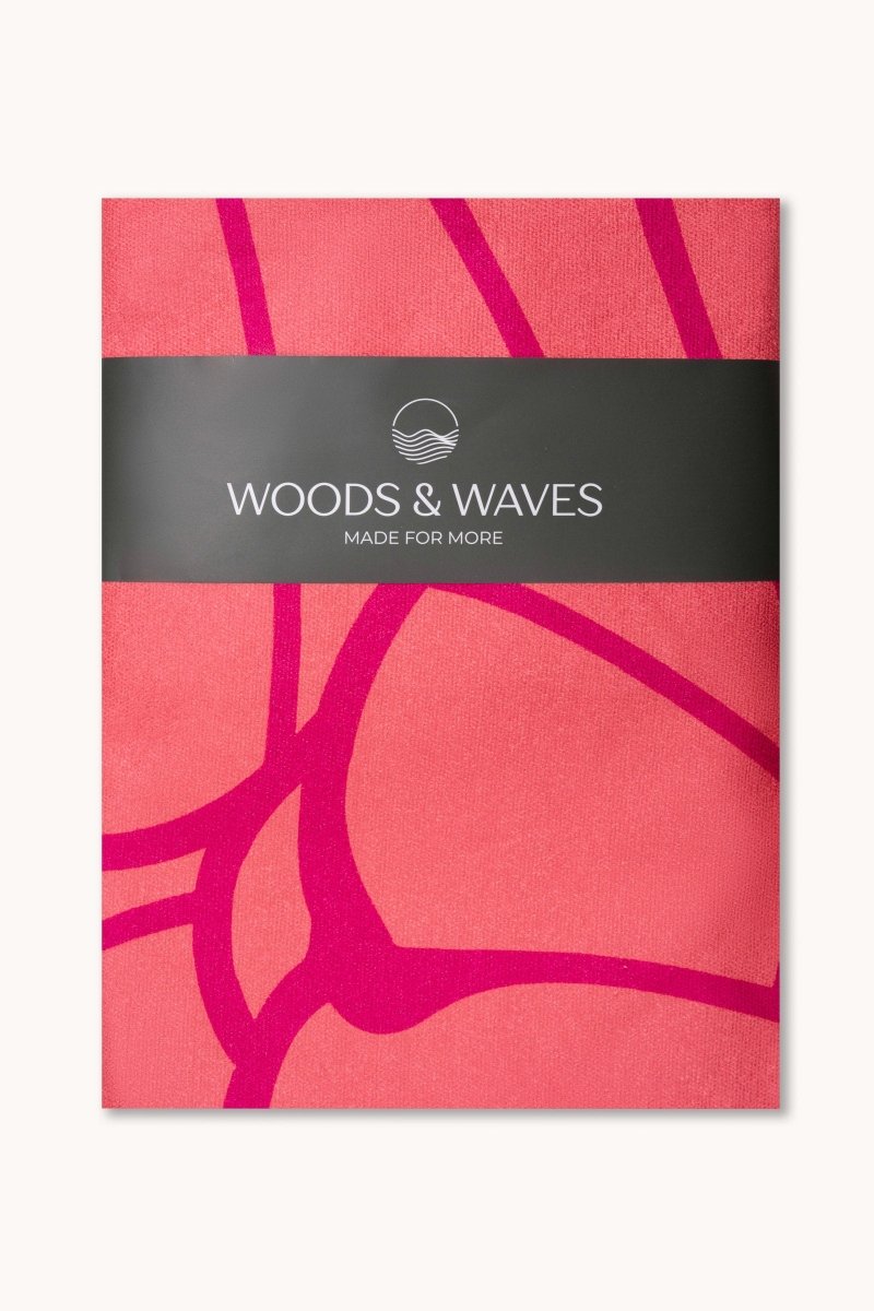 Euphoria - Rutschfestes Yoga-Handtuch mit Silikon-Noppen - woodsandwaves.co