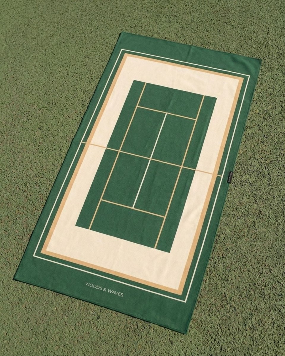 Grand Court – Handtuch für Tennis & Padel | LiteLayerPro Mikrofaser - woodsandwaves.co