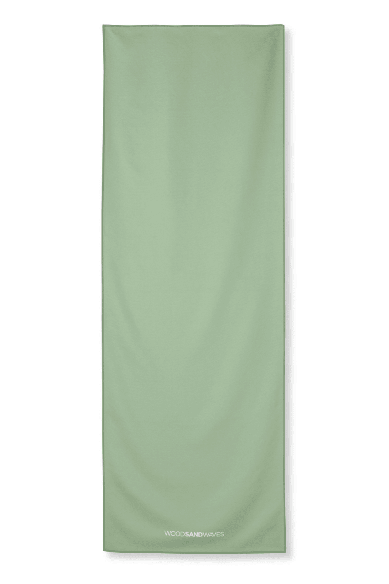 Green Matcha - Rutschfestes Yoga-Handtuch mit Silikon-Noppen - woodsandwaves.co