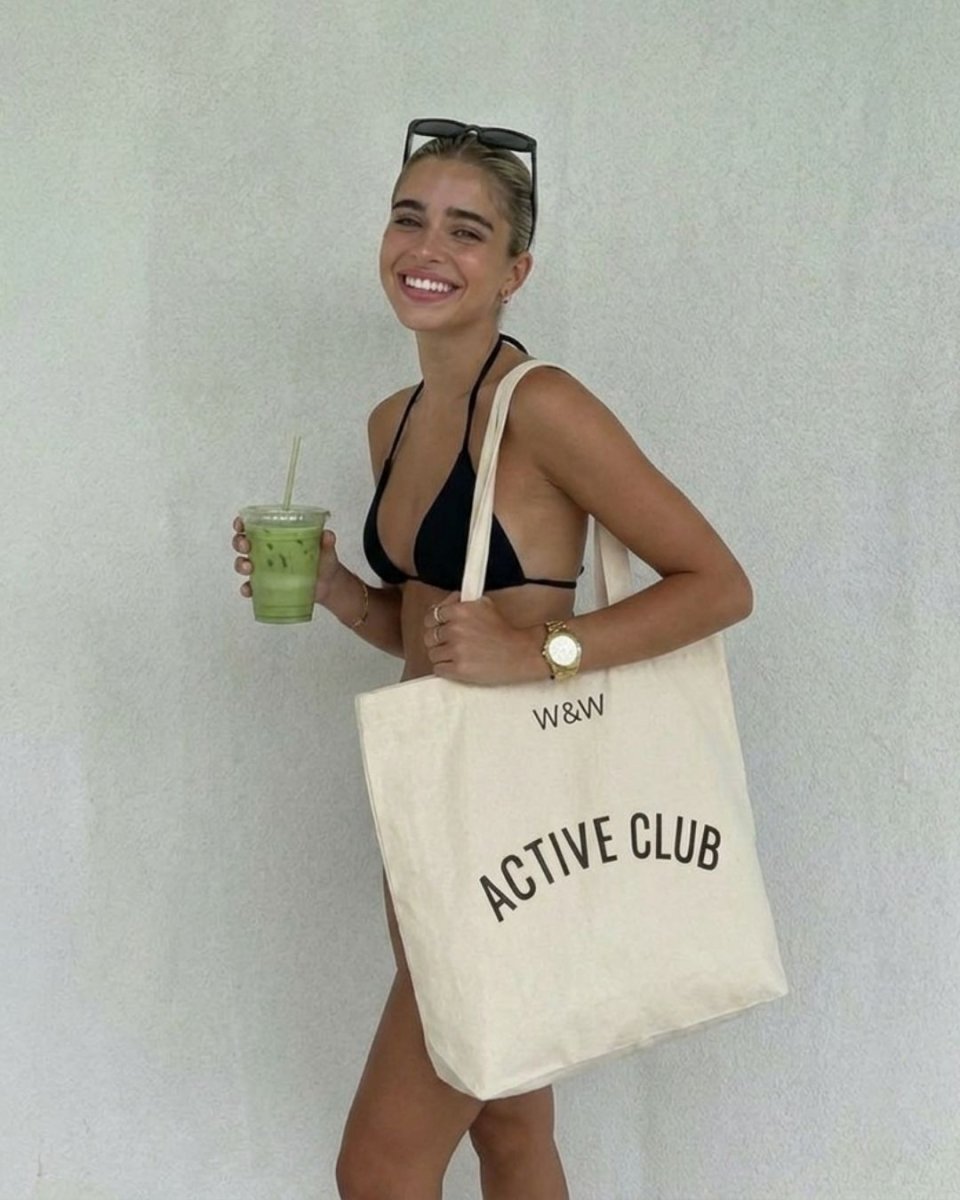 Jutebeutel "Active Club" - extra breit - Premium Qualität - ultra robust & nachhaltig - woodsandwaves.co