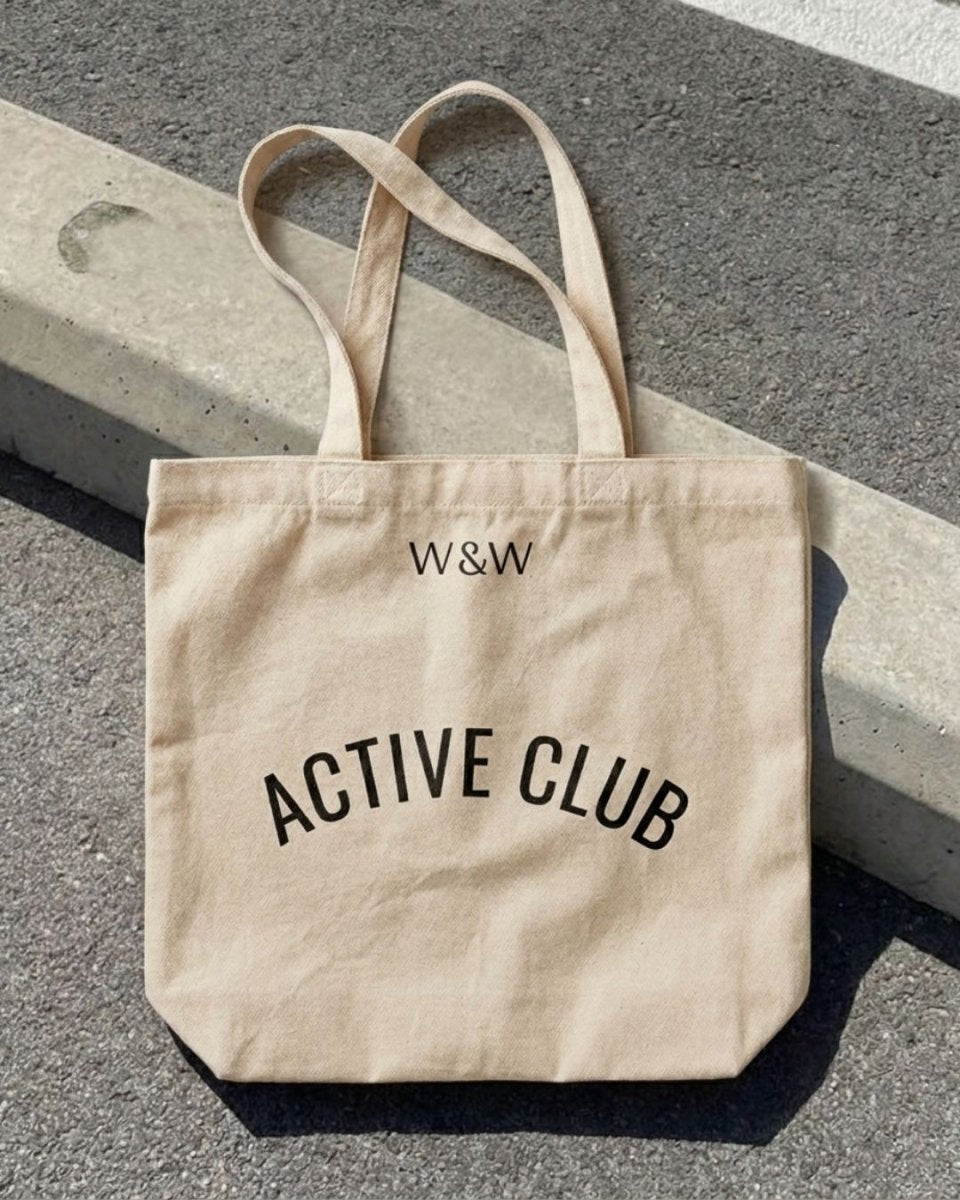 Jutebeutel "Active Club" - extra breit - Premium Qualität - ultra robust & nachhaltig - woodsandwaves.co