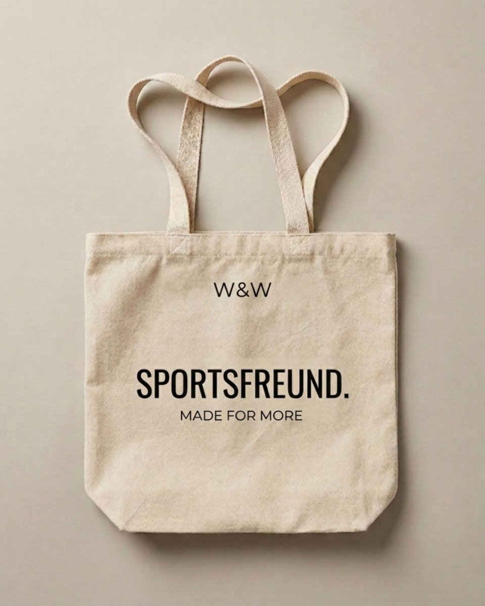 Jutebeutel "Sportsfreund" - extra breit - Premium Qualität - ultra robust & nachhaltig - woodsandwaves.co