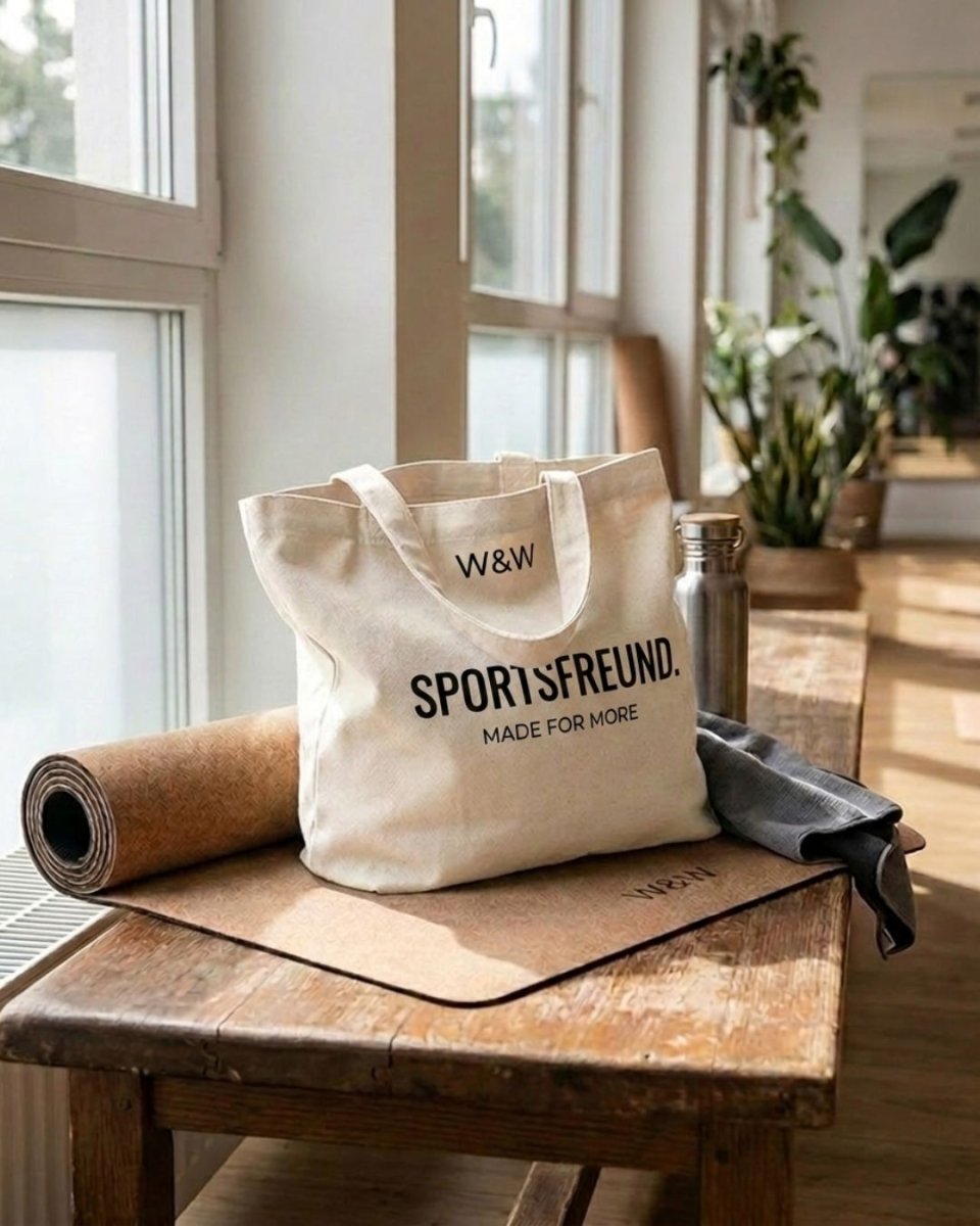 Jutebeutel "Sportsfreund" - extra breit - Premium Qualität - ultra robust & nachhaltig - woodsandwaves.co