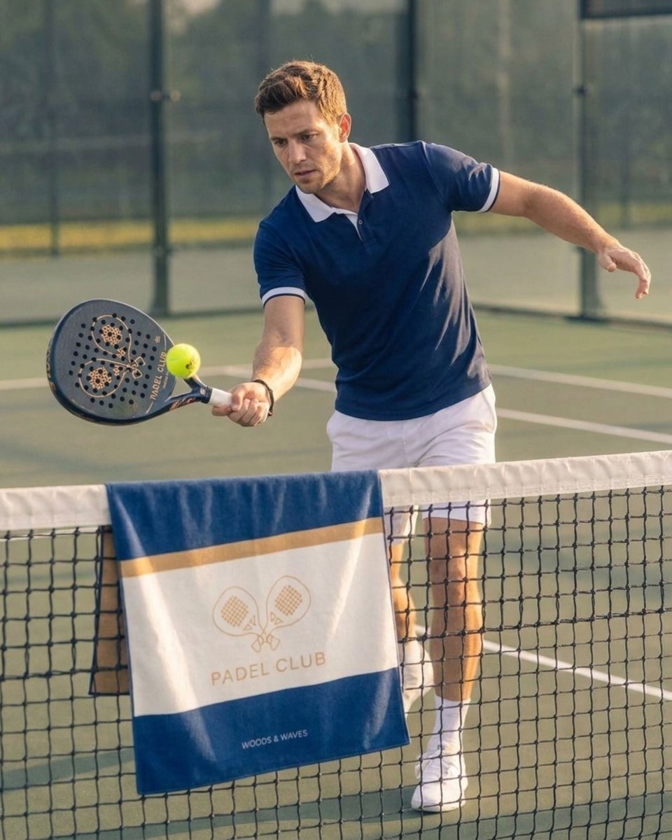 Padel Club – Handtuch für Tennis & Padel | LiteLayerPro Mikrofaser - woodsandwaves.co