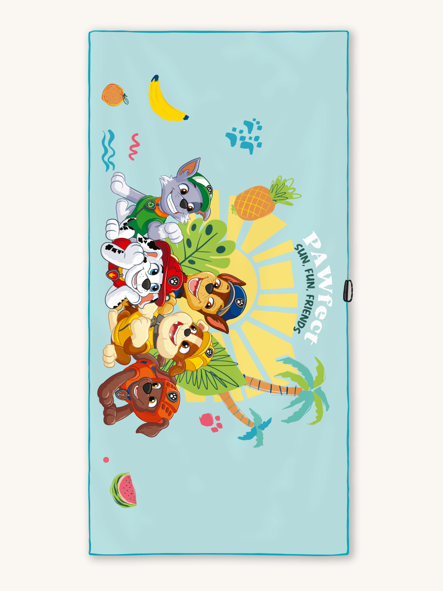 Paw Patrol Strandtuch – Badetuch für Kinder – schadstofffrei & sanft zur Haut - woodsandwaves.co