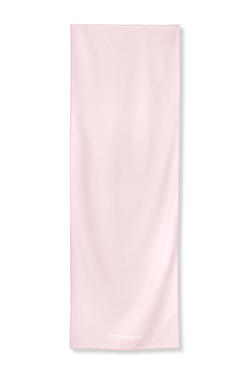 Pink Marshmallow - Rutschfestes Yoga-Handtuch mit Silikon-Noppen - woodsandwaves.co