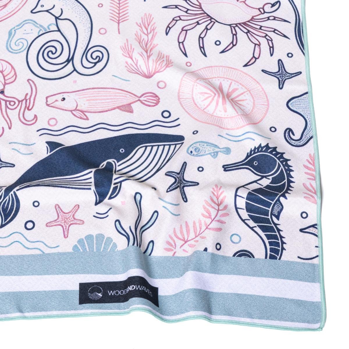 Sea of Dreams - Strandtuch für Kinder - schadstofffrei & sanft zur Haut - woodsandwaves.co