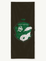 Slytherin Strandtuch - Harry Potter x Woods & Waves - Schnelltrocknendes Reisehandtuch mit Geheimfach - woodsandwaves.co