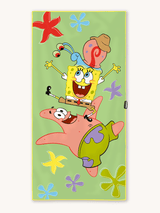 SpongeBob Strandtuch (Grün) – Badetuch für Kinder – schadstofffrei & sanft zur Haut - woodsandwaves.co