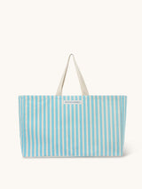 Strandtasche "Ocean Lines" XL – extra geräumig, robust & nachhaltig - woodsandwaves.co