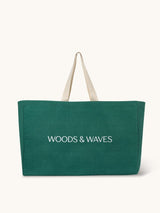 Strandtasche "Woods & Waves" XL – extra geräumig, robust & nachhaltig - woodsandwaves.co