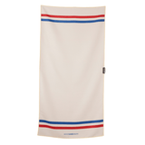 Stripes Retro - Duschhandtuch aus Premium Mikrofaser - angenehm auf der Haut - woodsandwaves.co