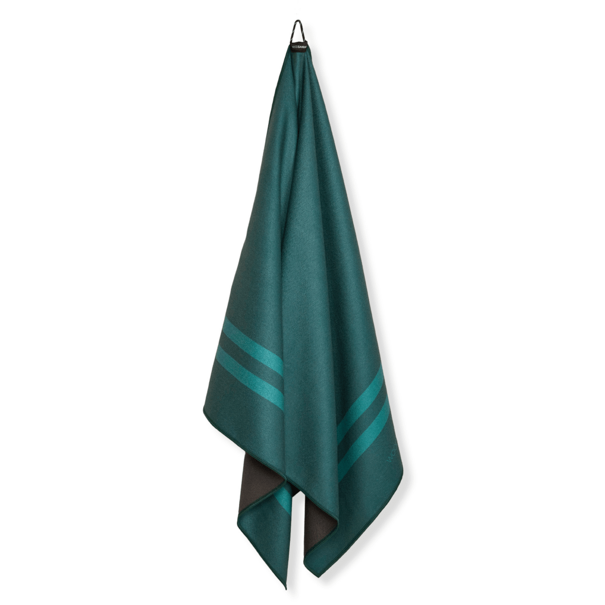 Stripes Teal - Duschhandtuch aus Premium Mikrofaser - angenehm auf der Haut - woodsandwaves.co