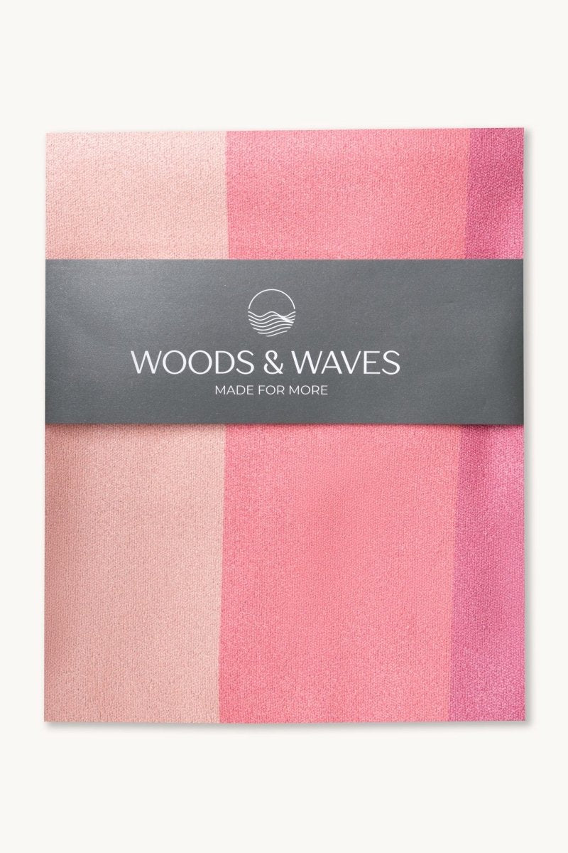 Sunset State - Sporthandtuch mit Magnet & Zipper-Tasche - woodsandwaves.co