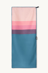 Sunset State - Sporthandtuch mit Magnet & Zipper-Tasche - woodsandwaves.co