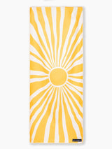 Sunshine - Schnelltrocknendes Reise - und Strandtuch mit Geheimfach - woodsandwaves.co