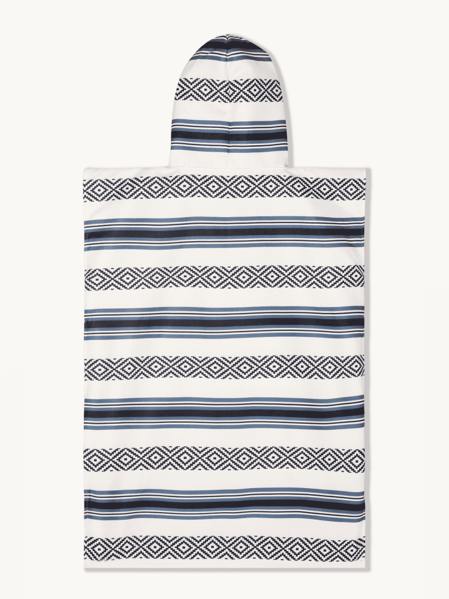 Surf - Poncho - für Frauen & Männer - aus schnelltrocknender und leichter Mikrofaser - Nomad Teal - woodsandwaves.co