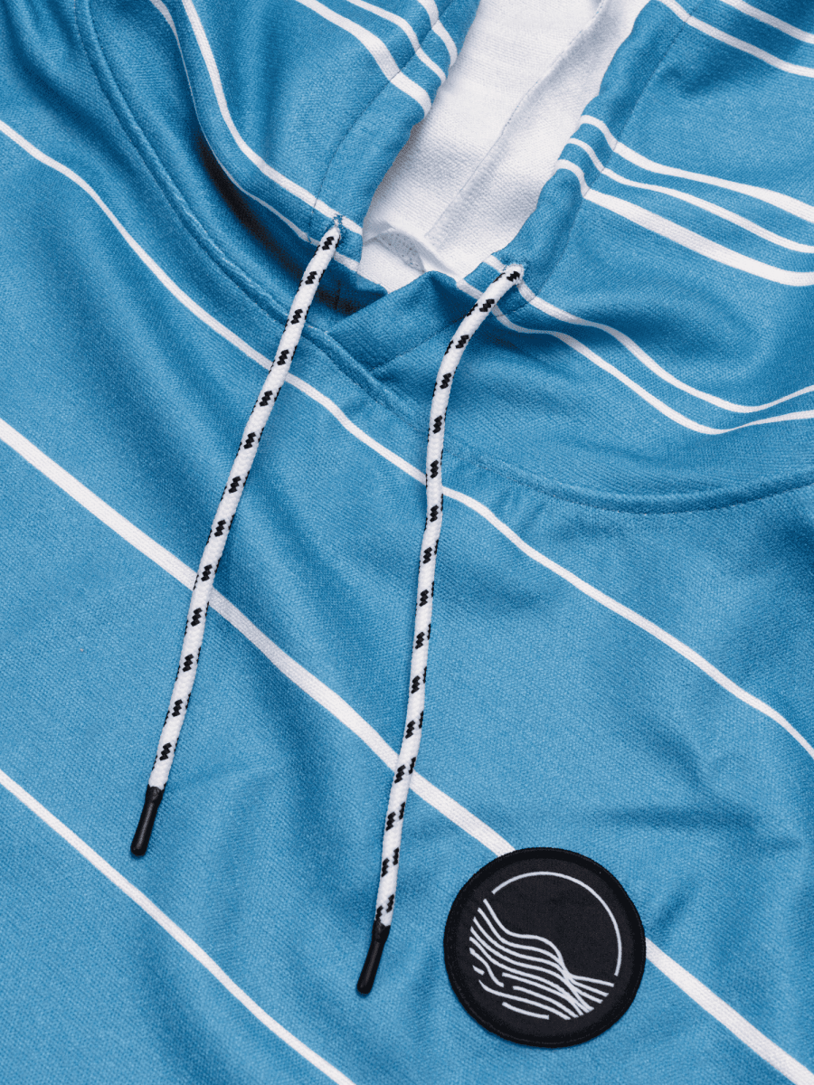 Surf - Poncho - für Frauen & Männer - aus schnelltrocknender und leichter Mikrofaser - Ocean Line - woodsandwaves.co