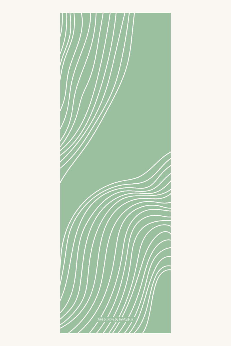 Waves of Zen - Rutschfestes Yoga-Handtuch mit Silikon-Noppen - woodsandwaves.co